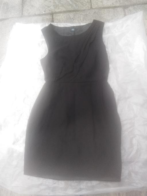  — F/F BLACK CHIFFON DRESS