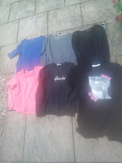  — SIX LADIES TEE SHIRT SHORT/LONG SLEEVED