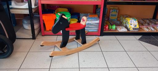  — Wooden rocking horse