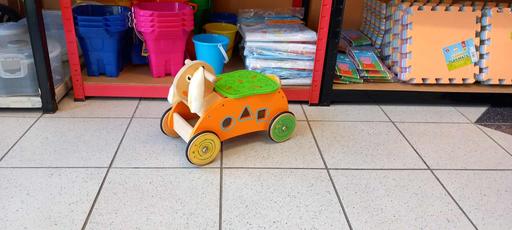 Children's wooden bunny ride on