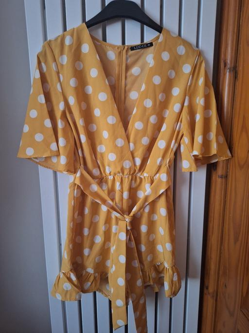  — Medium Poker Dot Playsuit