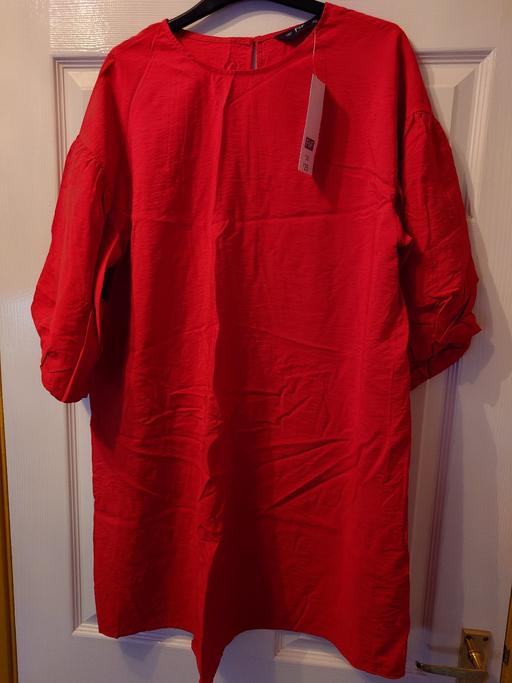  — Women's red long dress size 12