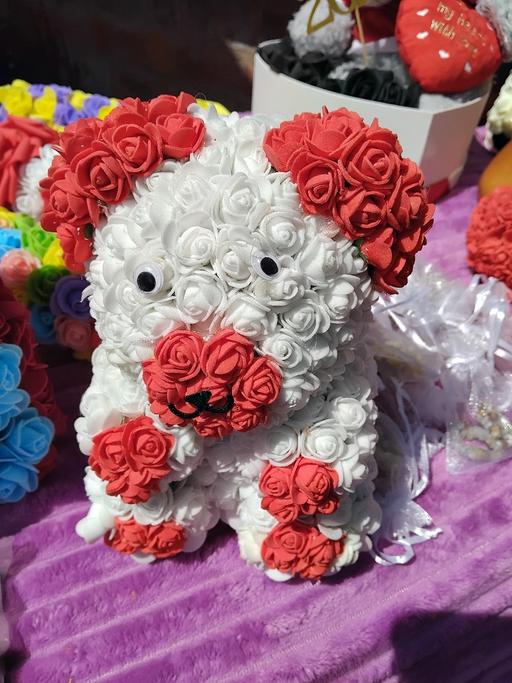  — England floral flower teddy