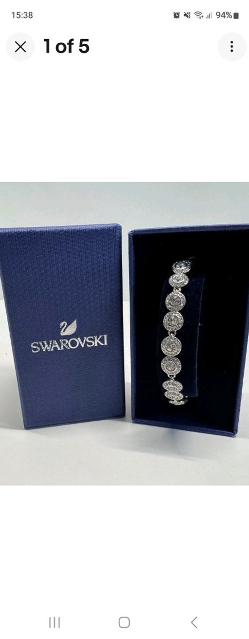  — swarovski una angelic bracelet