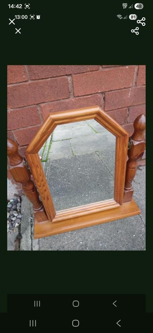  — MIRROR DOES SWIVEL..IDEAL TO PAINT TO SUIT