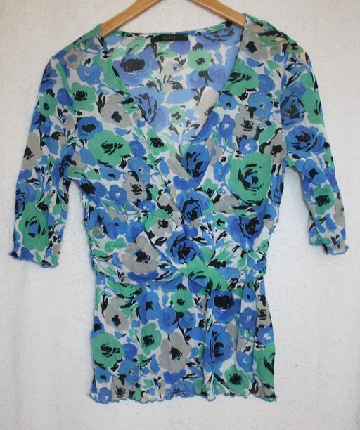  — coast multicoloured pattern top size 10