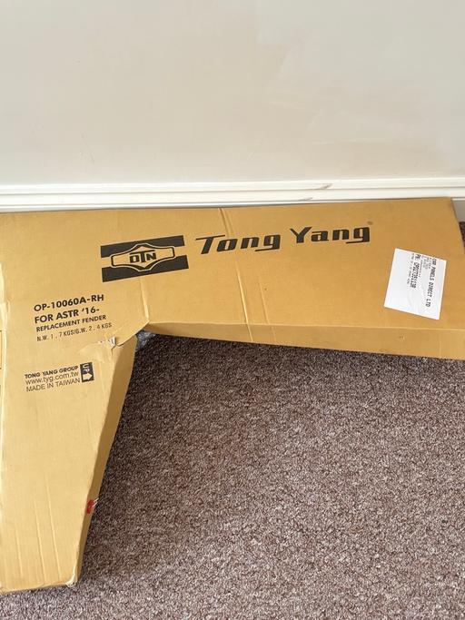 — Vauxhall Astra replacement right front wing 