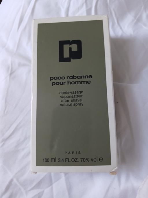  — paco rabanne after shave 100 ml 70 percent vo