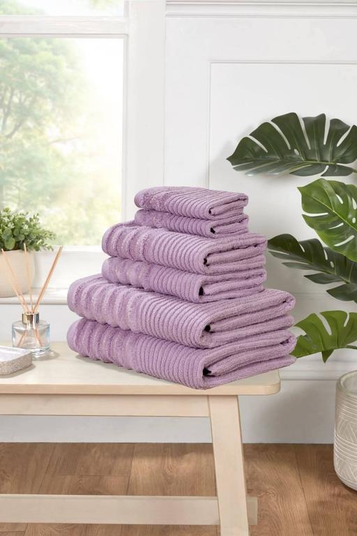  — Lavender  - 6 Piece Linear Towel Bale