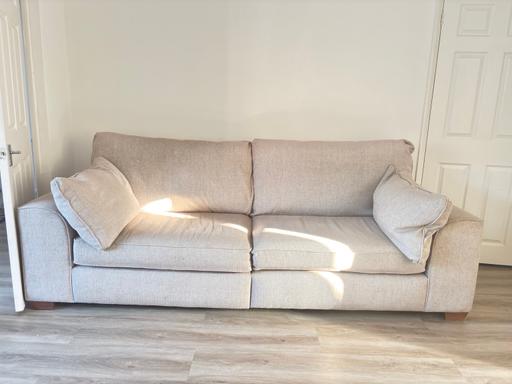  — DFS Lisbon fabric 4 seater sofa