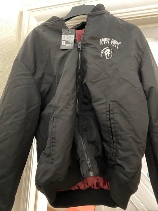  — Scream Ghost face  XL  bomber jacket