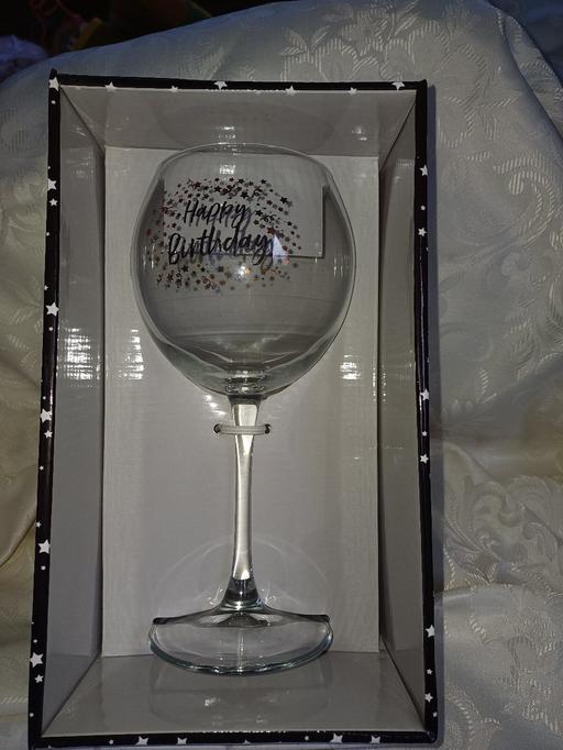  — Birthday wine glass