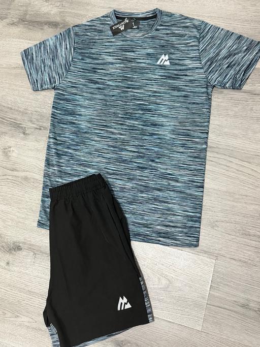  — Blue Montirex short set