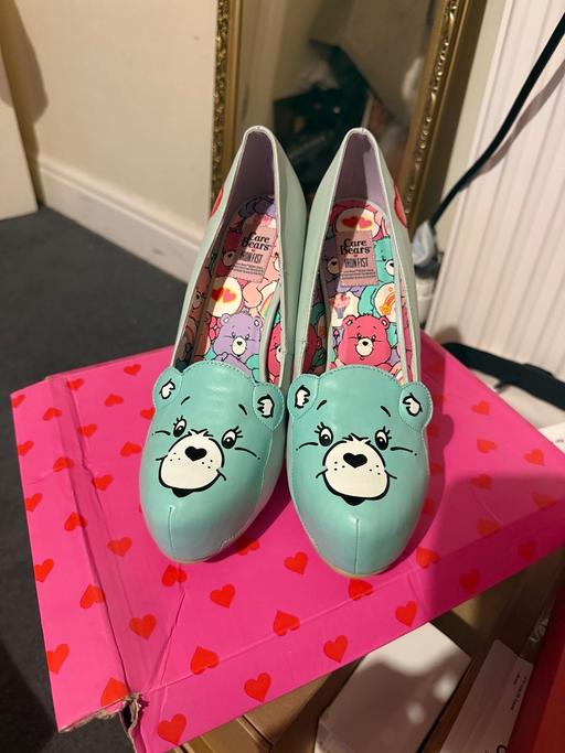  — Iron fist care bear heels mint size 6 uk