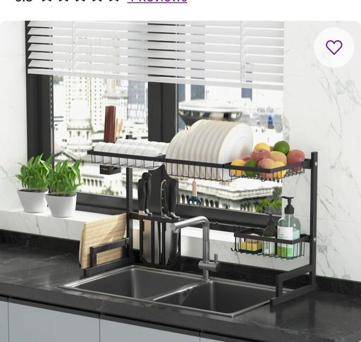  — Over sink dish rack utensil plate cutlery