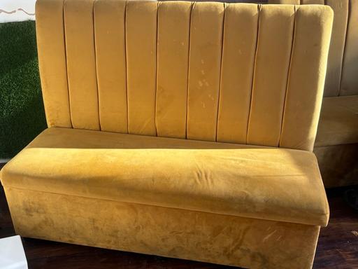  — Booth seating sofa 3 available seat storage