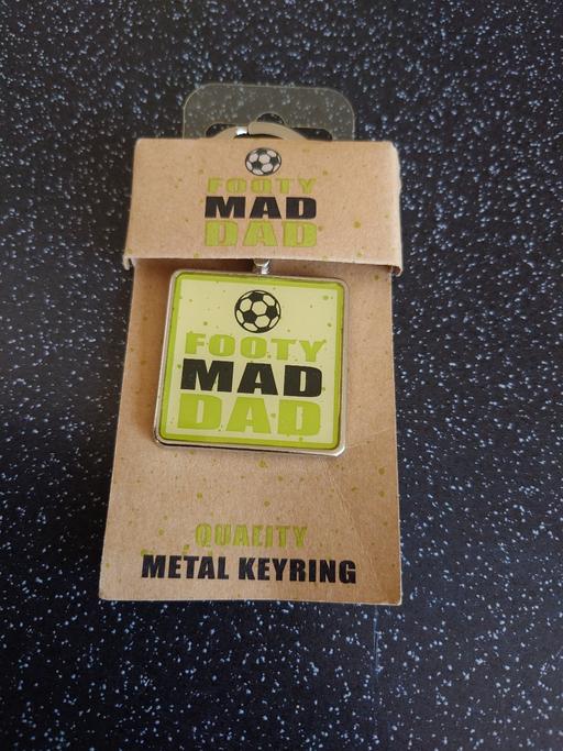  — Footie mad dad keyring