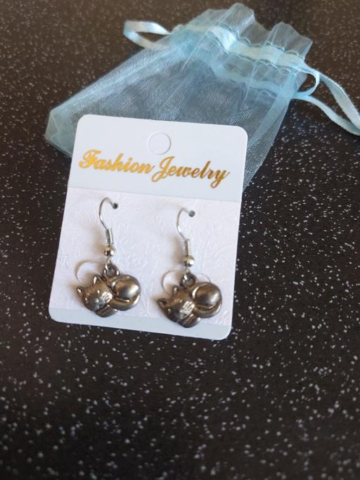  — Women's cat earrings