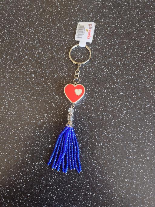  — Heart tassel keyring