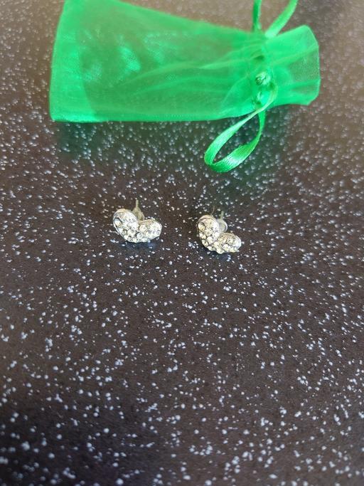  — Women's heart earrings