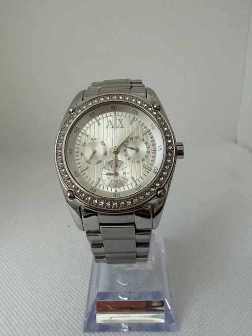  — Unisex Armani Exchange silver watch