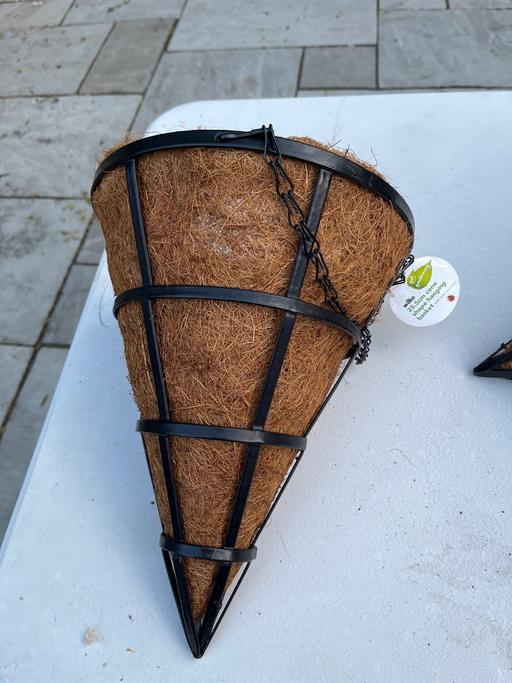  — Hanging basket cone shape