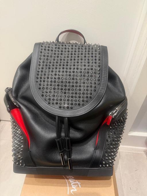  — Christian Louboutin backpack black Mens.
