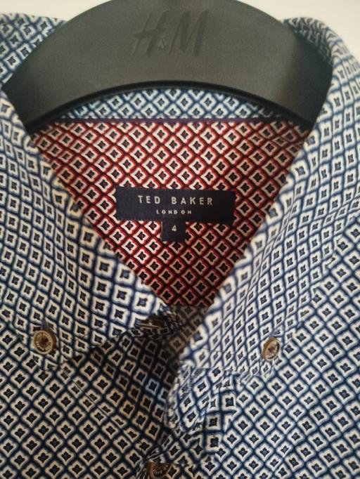  — Stunning Mens Blue Ted Baker Shirt - Large