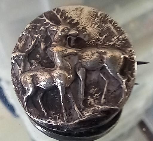  — Beautiful antique Victorian deer brooch