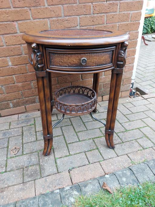  — Vintage bamboo/ cane table