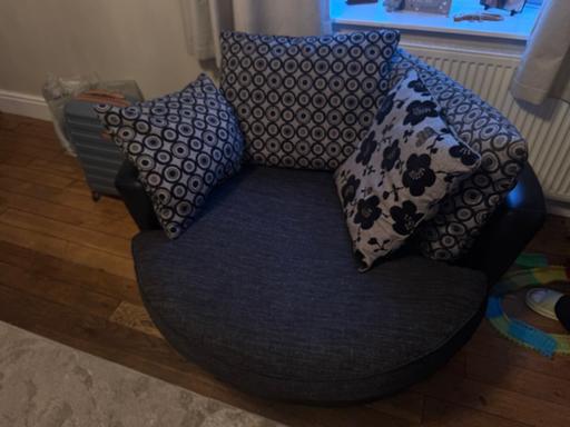  — Sofa & swivel chair