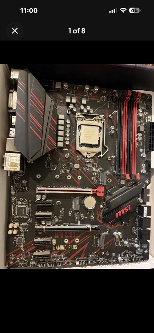  — Msi mpg-z390 mother board with i5-9600kf
