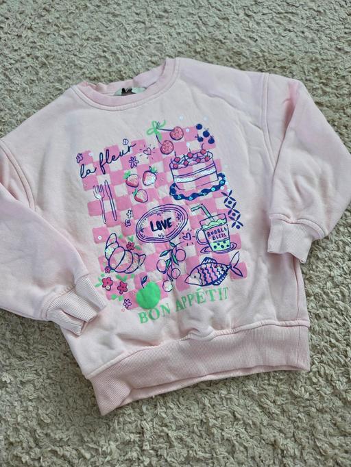  — Age 6-7 GEORGE pink sweatshirt