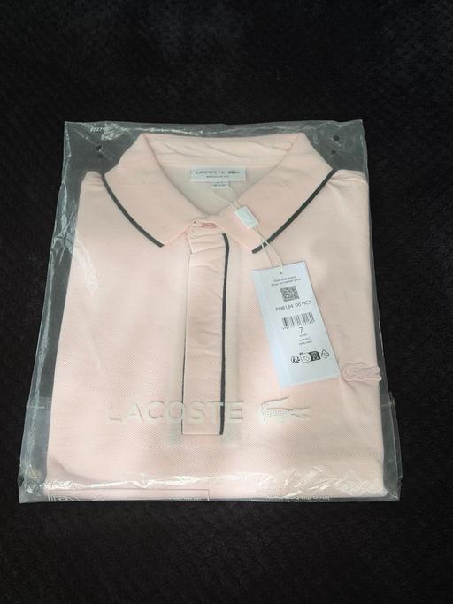  — New Lacoste Regular Fit Polo-shirt Pink 46-48