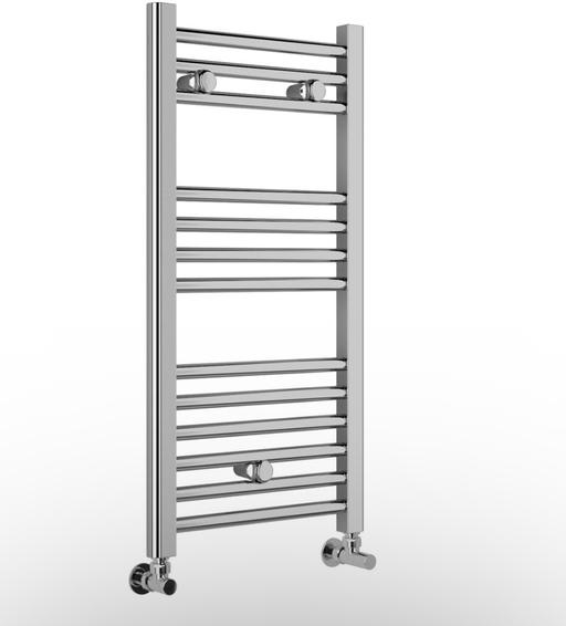  — Silver Chrome bar wall towel radiators new x2