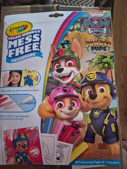  — new Crayola Mess Free Paw Patrol