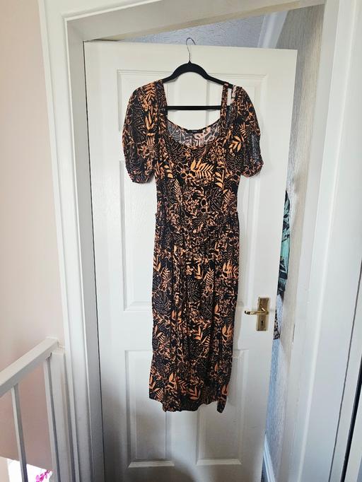  — Floral maxi dress, size 14..like new