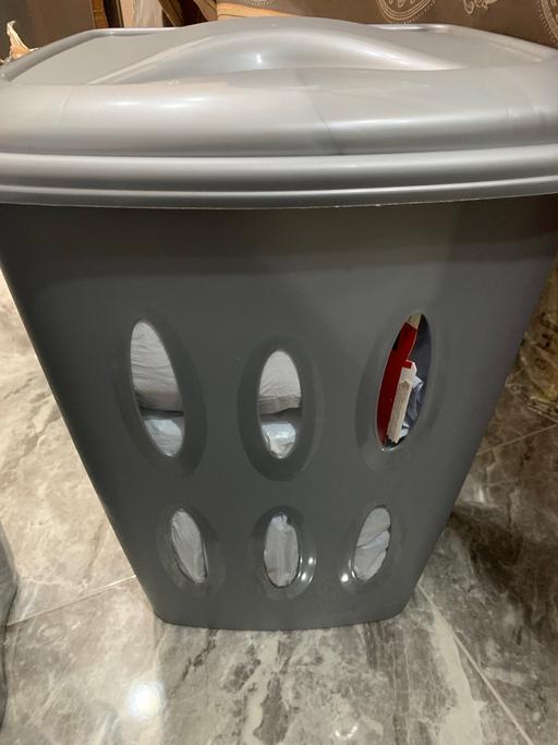  — 50L plastic holed washing basket storage bin