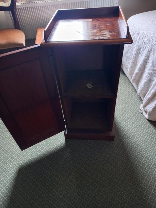  — antique bedside cabinet