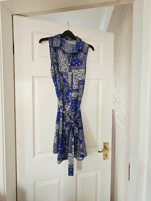  — Quiz patterned dress, size 10..NEW