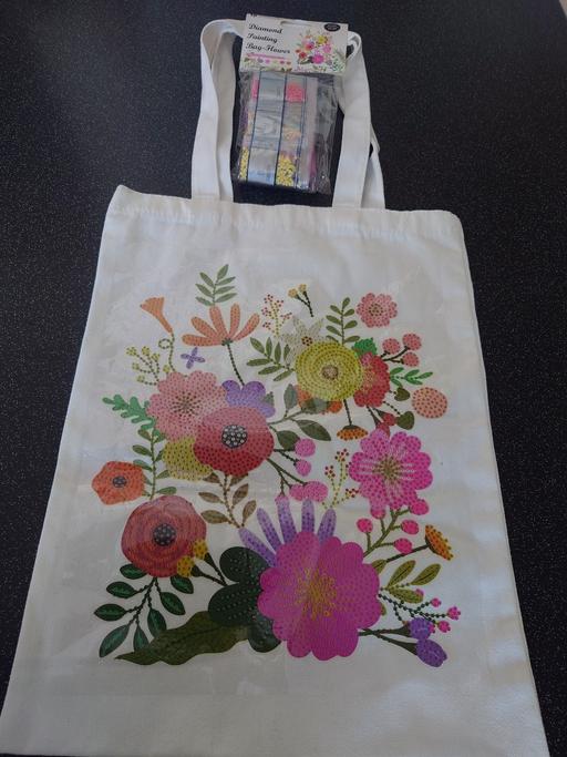  — Diamond painting bag - flower