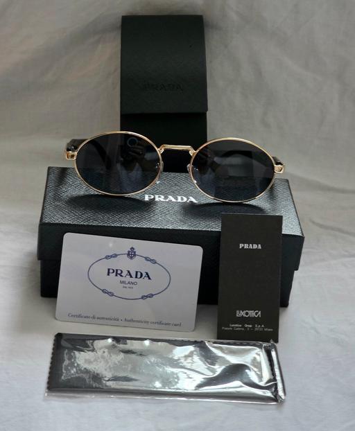  — Prada Milano Women's Oval Sunglasses DarkGrey