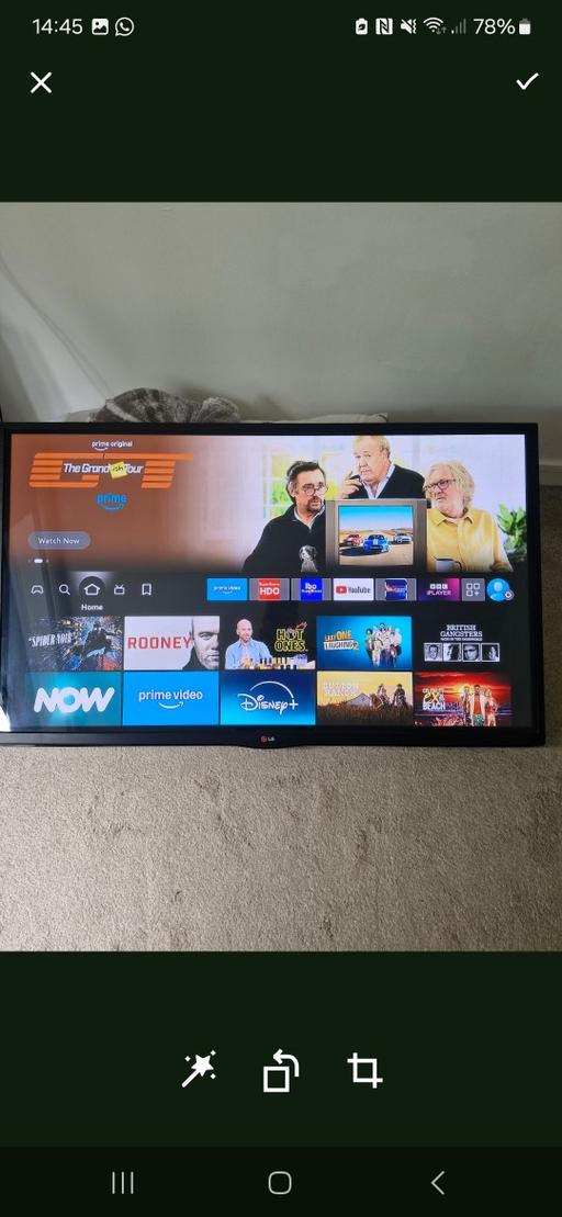  — LG 50 inch HD TV with remote.