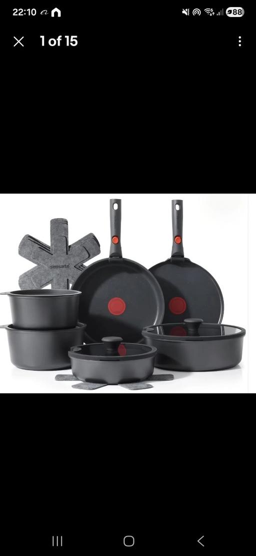  — SENSARTE 17 Piece Pots and Pans Set