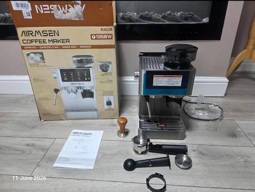  — AIRMSEN Espresso Machine with Grinder