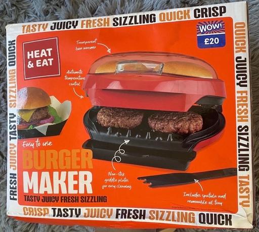  — Burger maker