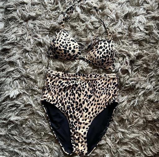  — Newlook Animal Print Bikini Set Size6