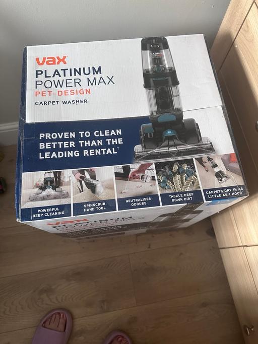  — Vax platinum carpet cleaner