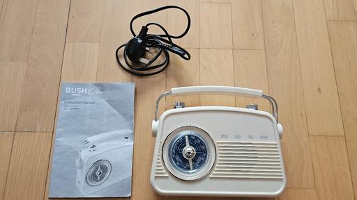 Bush Classic Retro DAB/FM Radio – Cream