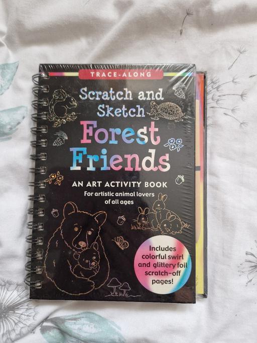  — bn forest friends scratch art book